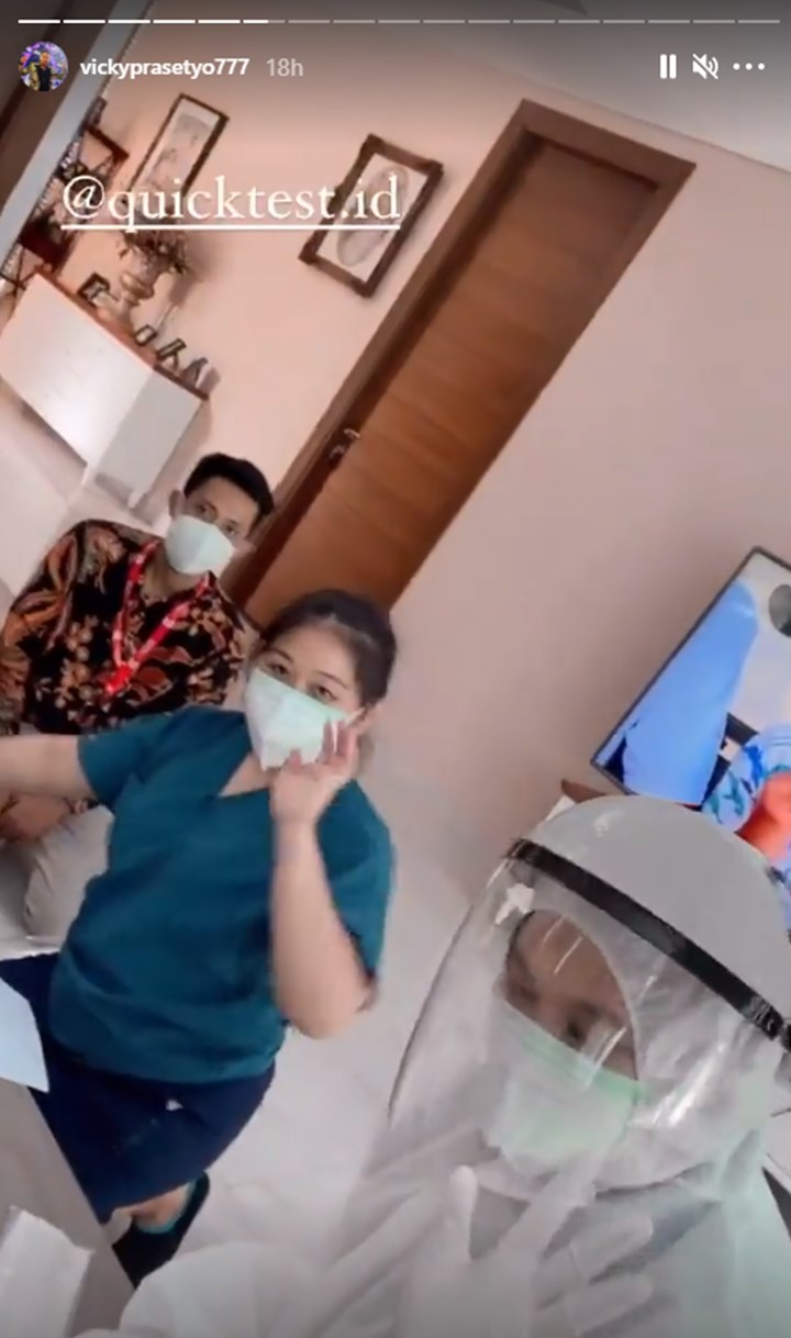 Jelang Pernikahan, Vicky Prasetyo Minta Keluarga Hingga Karyawan Jalani Swab PCR