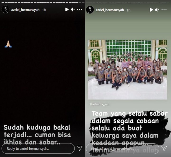 Azriel Hermansyah Ngaku Sudah Menduga dan Hanya Bisa Sabar Usai Pertunangan Aurel, Ada Apa?