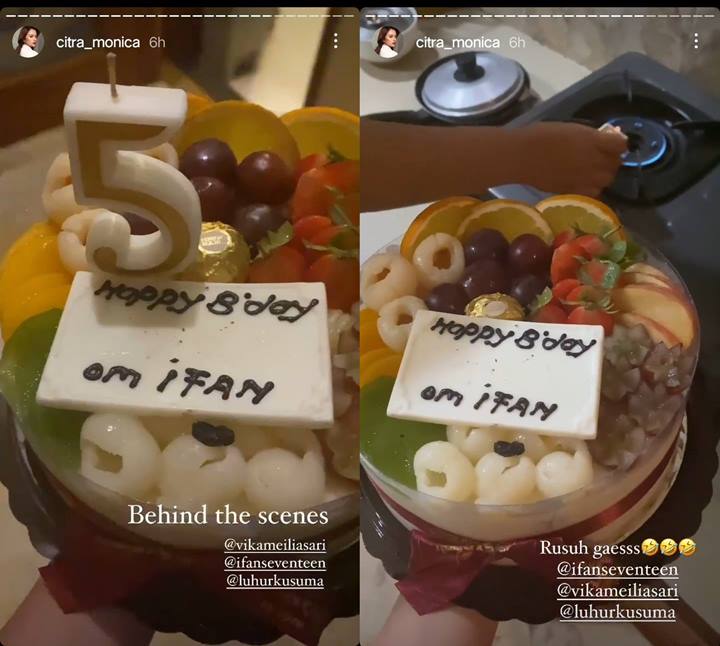Ifan Seventeen Malu-malu Diberi Kejutan Citra Monica di Hari Ultah, Lilin Angka Usia Bikin Bingung