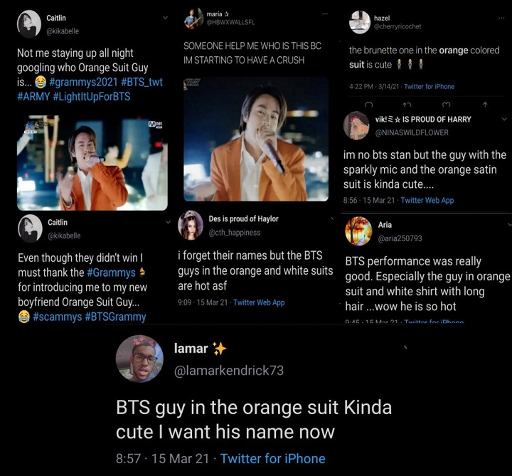 Grammy Awards 2021: Jin BTS Kembali Viral Gara-Gara Wajah Gantengnya, Dapat Julukan Ini