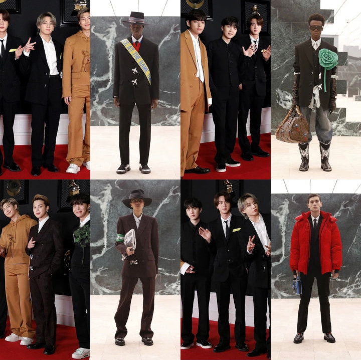 BTS Kenakan Outfit dari Merek Mewah di Grammy 2