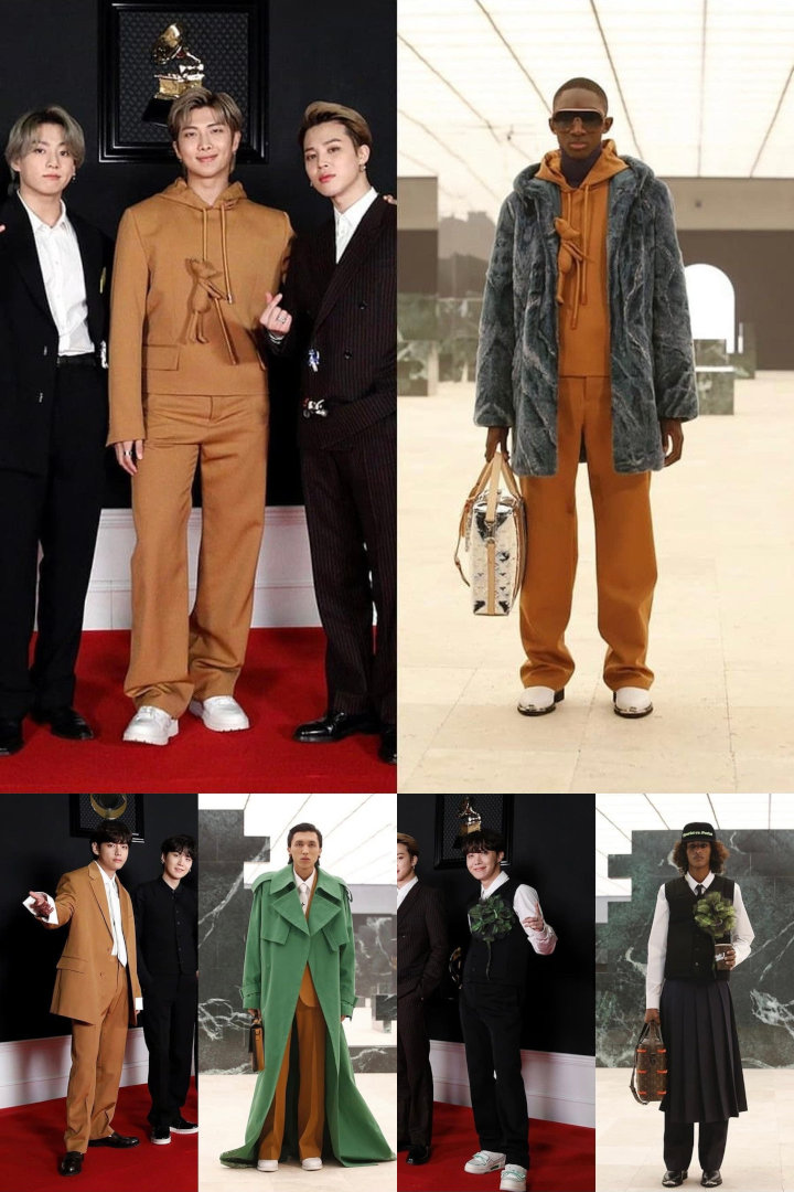 BTS Kenakan Outfit dari Merek Mewah di Grammy 1