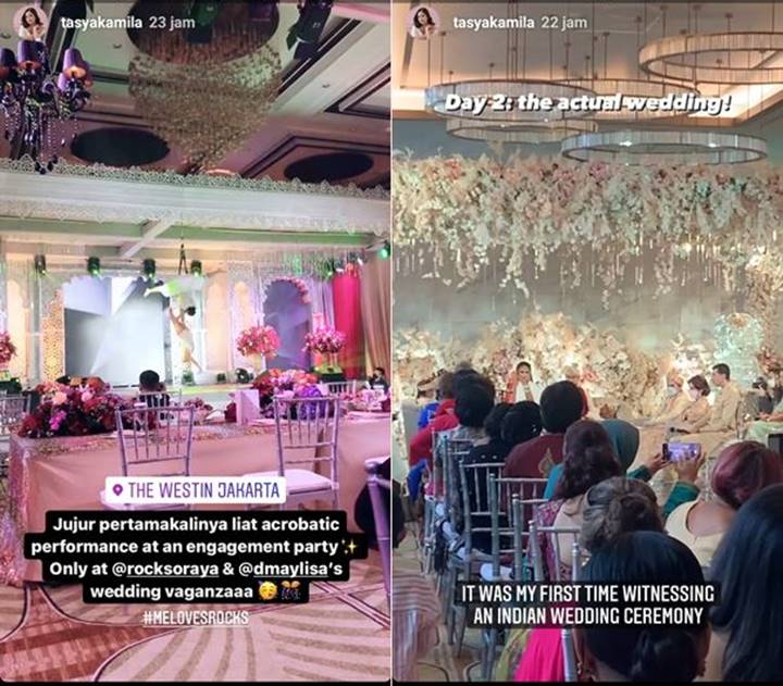 Datangi Pernikahan Mewah Bos Film, Tasya Kamila Akui Baru Pertama Kali Saksikan 2 Hal Ini