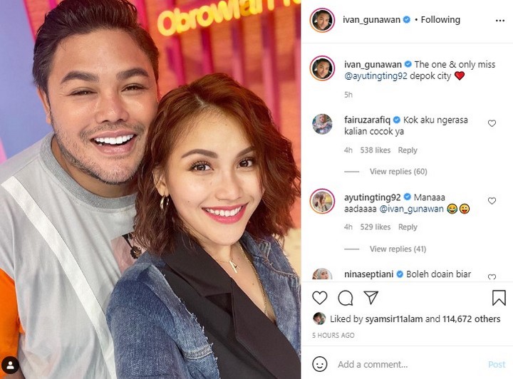 Ayu Ting Ting dan Ivan Gunawan
