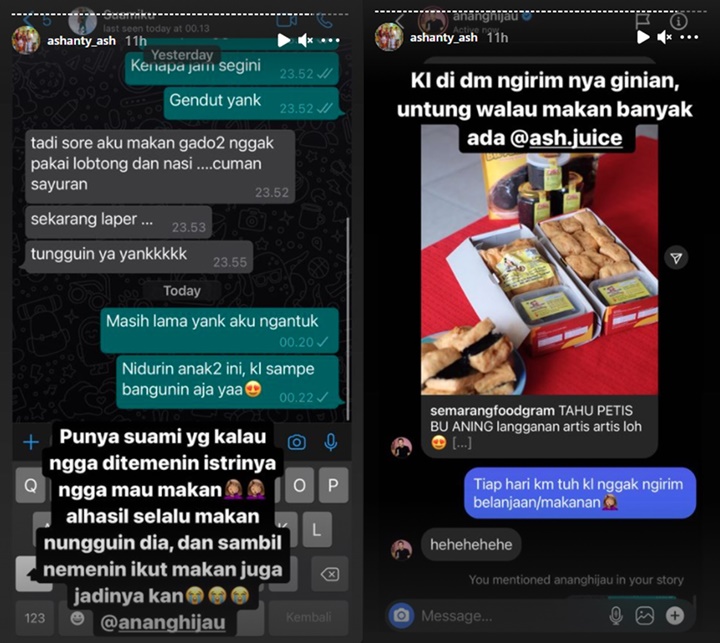 Ashanty Bongkar Obrolan WA Dengan Anang Hermansyah, Berduaan Tengah Malam Lakukan Ini