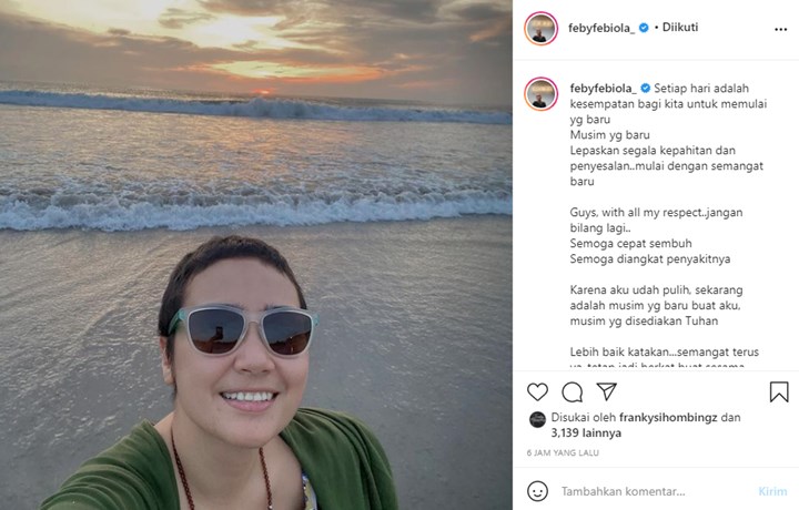 Feby Febiola Ogah Didoakan Cepat Sembuh, Ungkap Kondisi Terkini Pasca Derita Kanker Ovarium