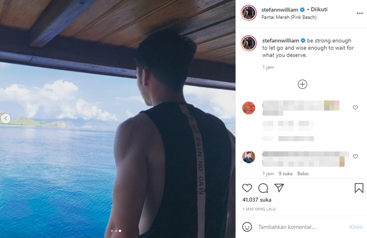 Stefan William Isyaratkan Perpisahan Lewat Postingan Instagram