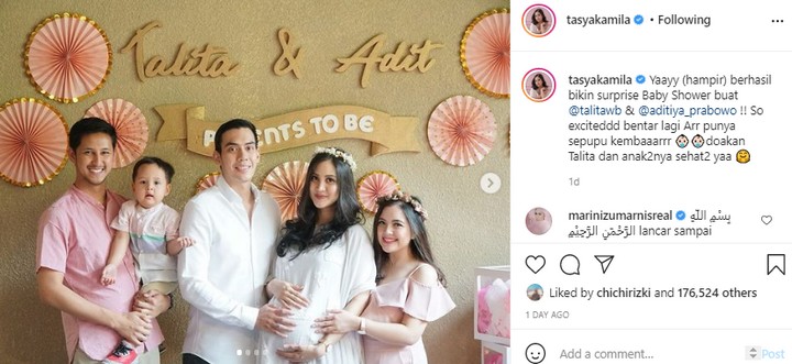 Tasya Kamila Super Cantik di Acara Baby Shower Adik Ipar