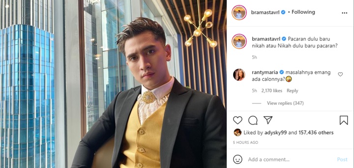 Lagi Galau Nikah Atau Pacaran, Verrell Bramasta Mati Diskakmat Ranty Maria Pakai Pertanyaan Ini