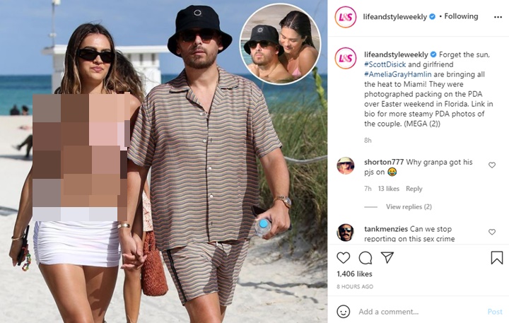 Kourtney Kardashian Posting Momen Bersama Anak, Scott Disick Asik Liburan Bareng Pacar Baru