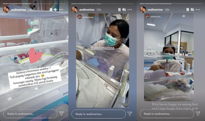 Tangis Haru Audi Marissa Marissa Akhirnya Bertemu Sang Bayi, Anthony Xie Ikut Terisak