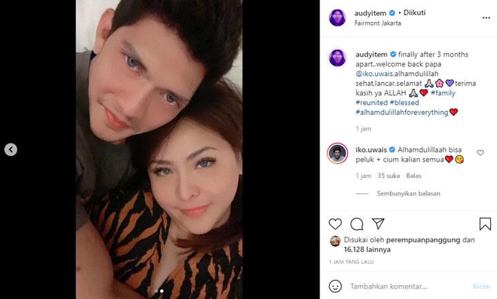 3 Bulan LDR Beda Negara, Audy Item dan Iko Uwais Akhirnya Berjumpa