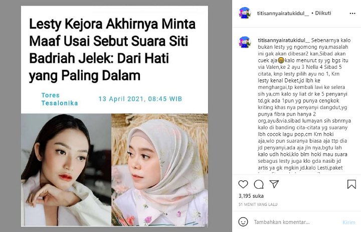 Peramal Titisan Nyai Ratu Kidul Ikut Tanggapi Masalah Lesty Kejora Vs Siti Badriah