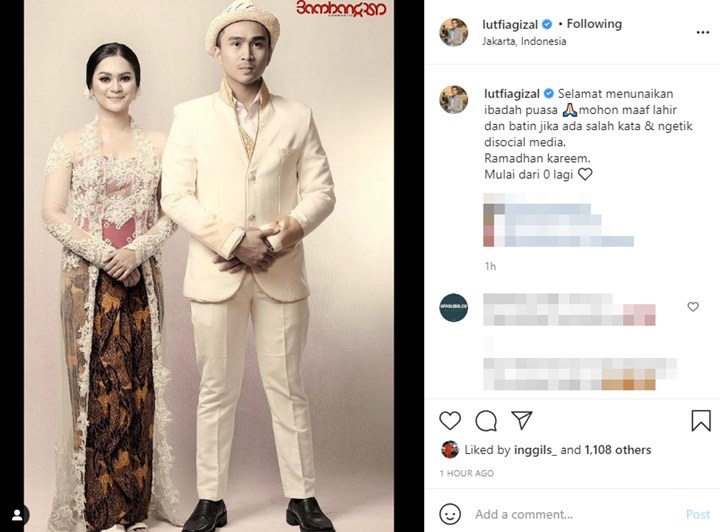 Sempat Pamitan dari Sosmed, Lutfi Agizal Muncul Lagi Panen Sindiran