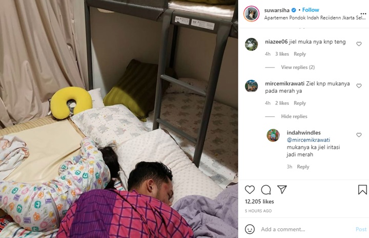 ART Bagikan Foto Azriel Hermansyah Saat Tidur Pulas, Wajah Merah-merah Bikin Salfok