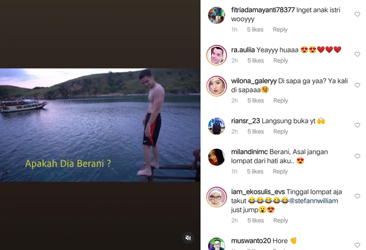 Stefan William Pamer Liburan Seru dii Labuan Bajo, Diberondong Komentar Tak Lupakan Anak-Istri