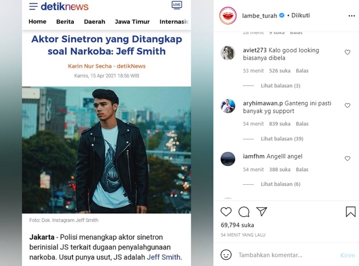 Sebelum Ditangkap Jeff Smith Sempat Ngeluh Capek Syuting, Paras Tampan Jadi Perbincangan