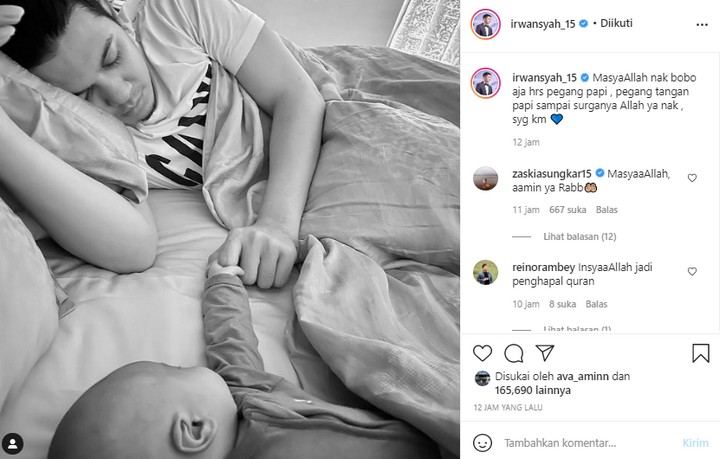 Potret Syahdu Irwansyah dan Putra Zaskia Sungkar