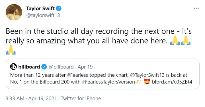 Album Rekaman Ulang Taylor Swift \'Fearless\' Cetak Sejarah Di Billboard, Begini Respon Solois Itu