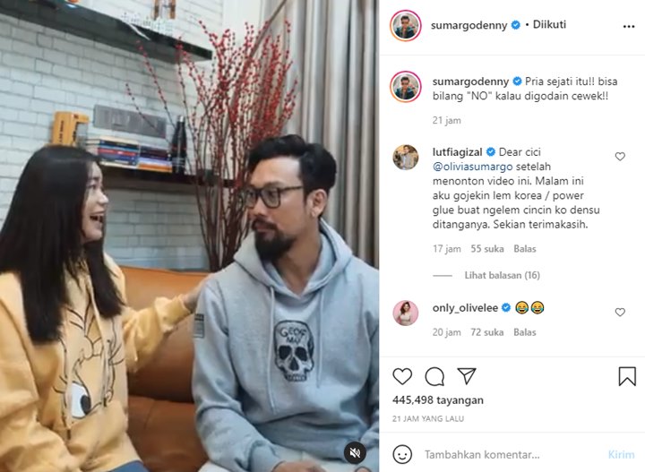 Denny Sumargo \'Lepas Cincin\' Saat Ketemu Cewek Cantik