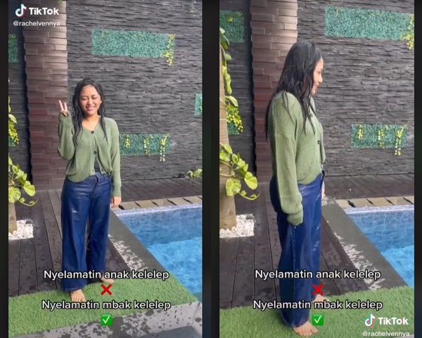 Rachel Vennya Selamatkan Karyawan yang Nyaris Tenggelam di Kolam Renang, Beber Rekaman CCTV