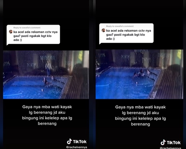 Rachel Vennya Selamatkan Karyawan yang Nyaris Tenggelam di Kolam Renang, Beber Rekaman CCTV