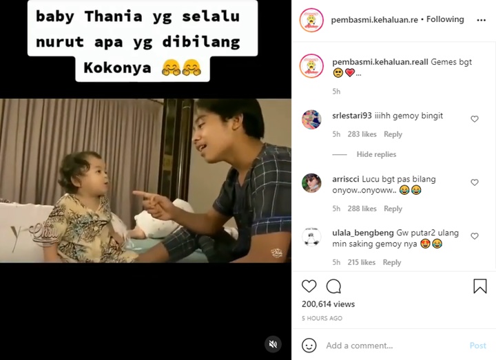 Bikin Ngakak, Begini Tingkah Patuh Thania Putri Ruben Onsu Selalu Turuti Kata Betrand Peto