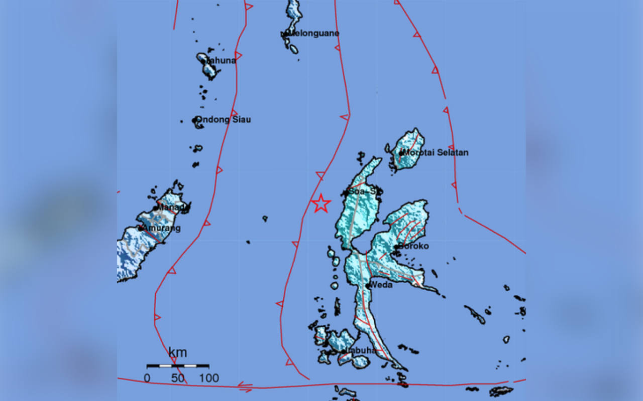 Gempa Bumi 5,7 Magnitudo Guncang Halmahera Barat, Getaran Terasa hingga Manado