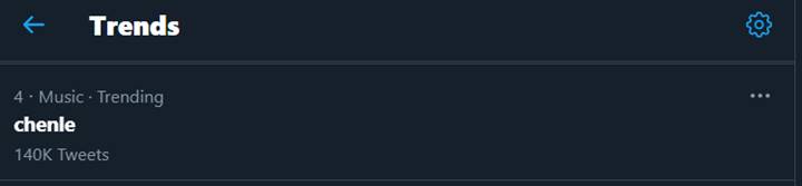 Chenle trending topic