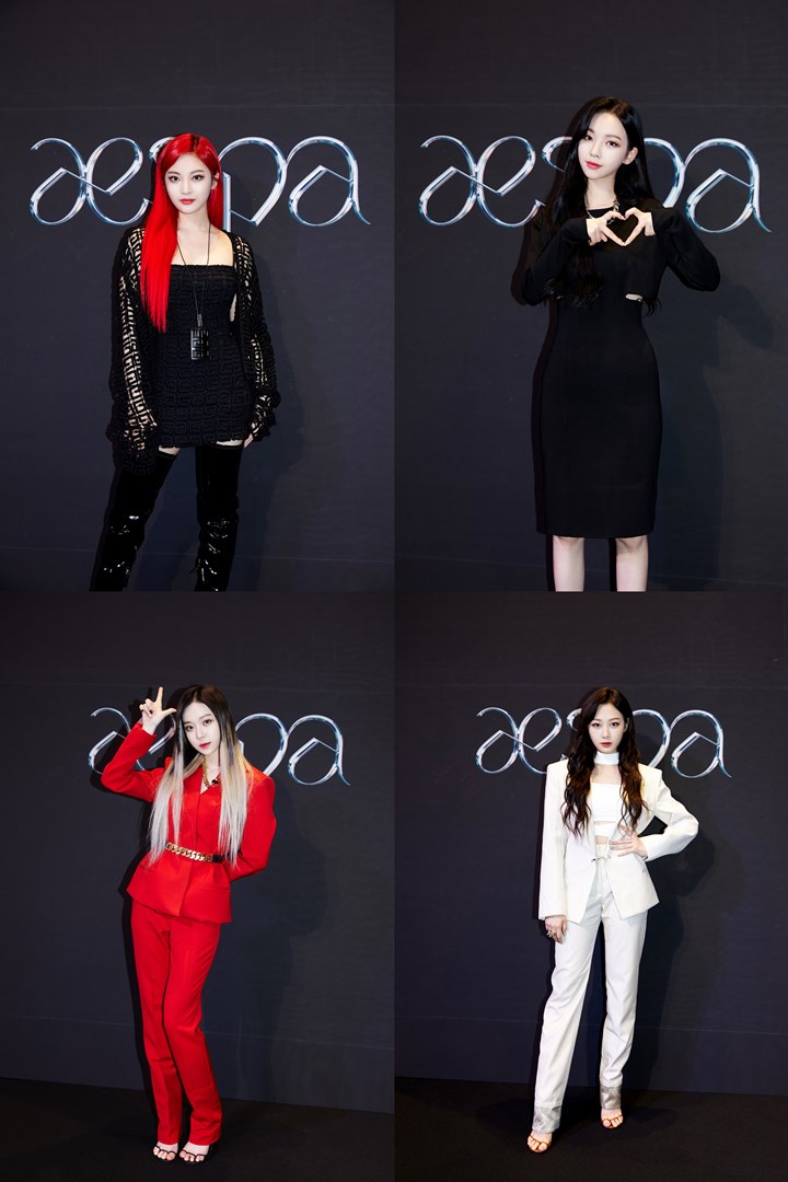 aespa Cantik Bersinar di Preskon Comeback 2