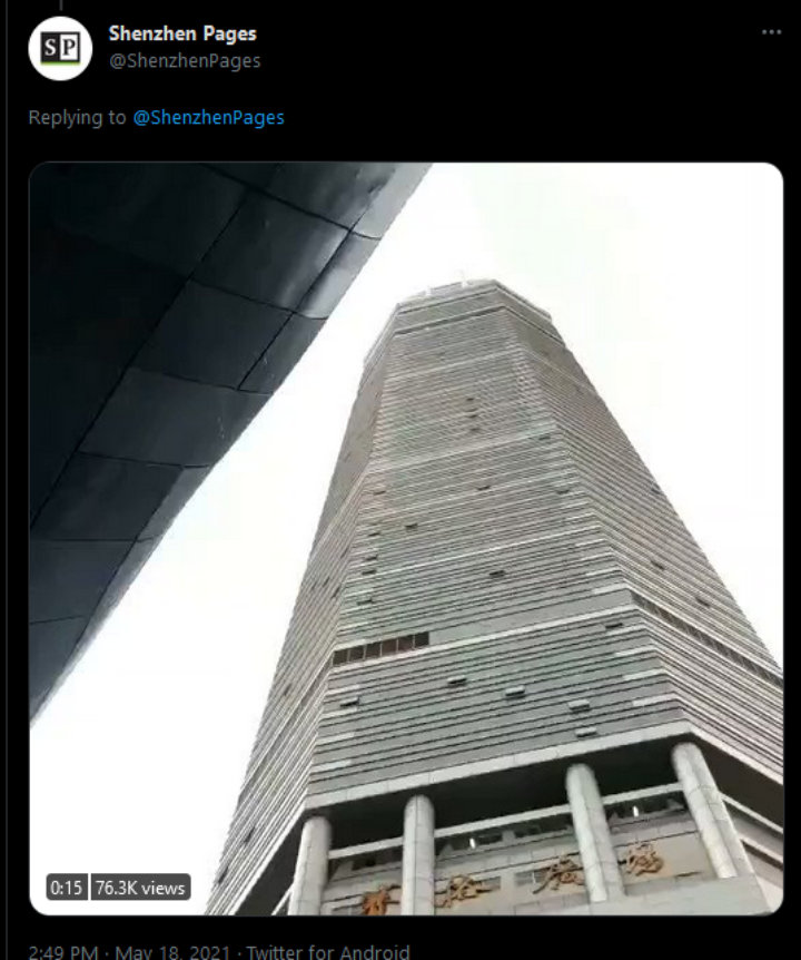 Gedung Pencakar Langit Tertinggi di Tiongkok Goyah Bikin Panik, Warga Dievakuasi