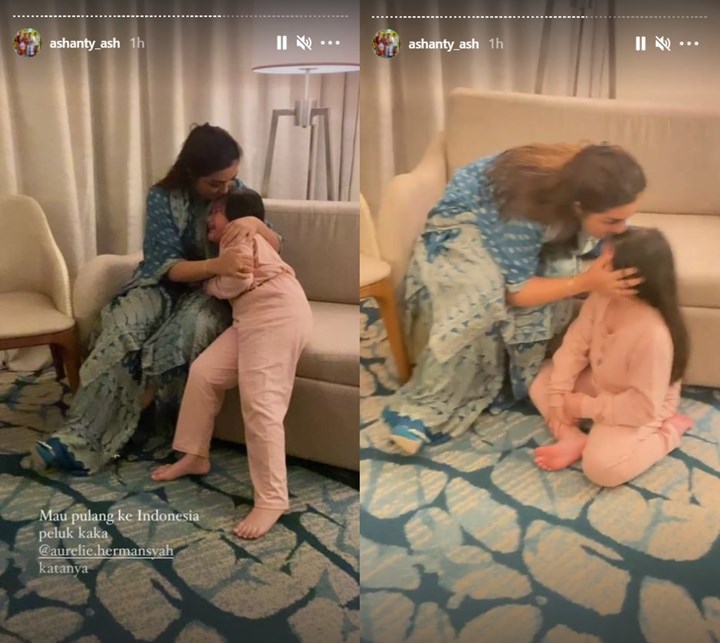 Nangis Histeris, Arsy Putri Ashanty Ngotot Pulang ke Indonesia Demi Peluk Aurel Hermansyah