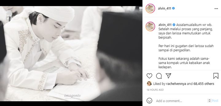 Putri Koes Hendratmo Jalani Operasi, Alvin Faiz Konfirmasi Perceraian dengan Larissa Chou-Topik Pagi