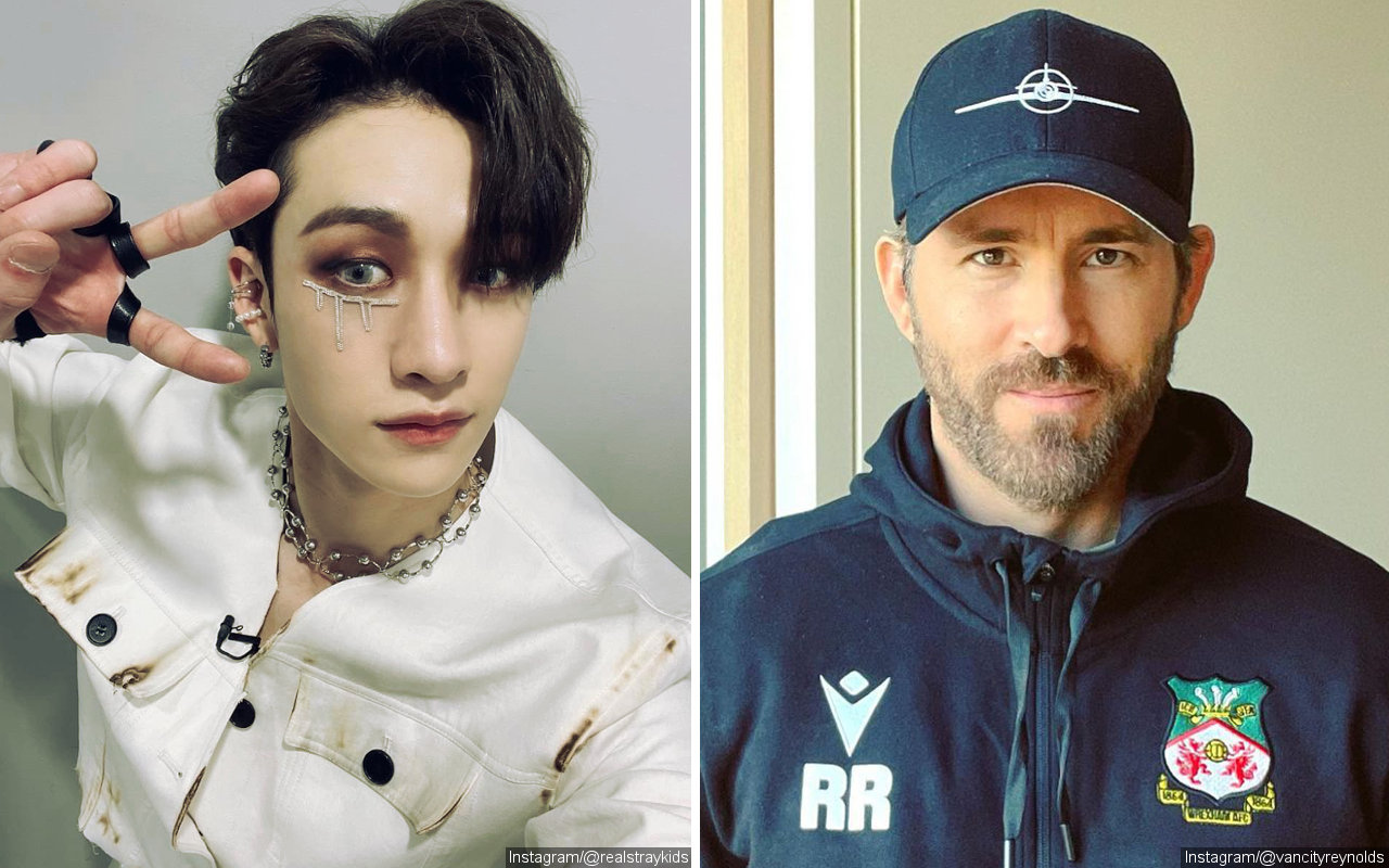 Bang Chan Stray Kids Dapat Kiriman Spesial Dari Ryan Reynolds Usai Penampilan 'Kingdom'