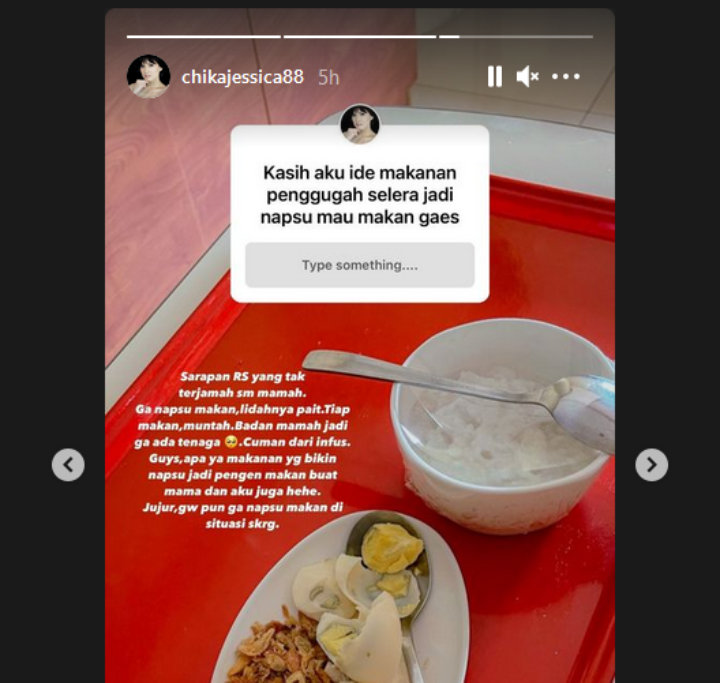 Chika Jessica Sedih Sang Ibunda Terbaring Lemah di Rumah Sakit, Lebih Rela Kena Omel