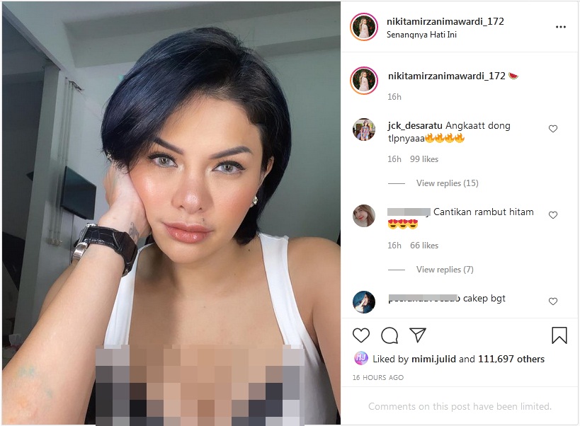 Disebut Lebih Cocok, Penampilan Nikita Mirzani dengan Gaya Rambut Baru Dipuji Habis-habisan