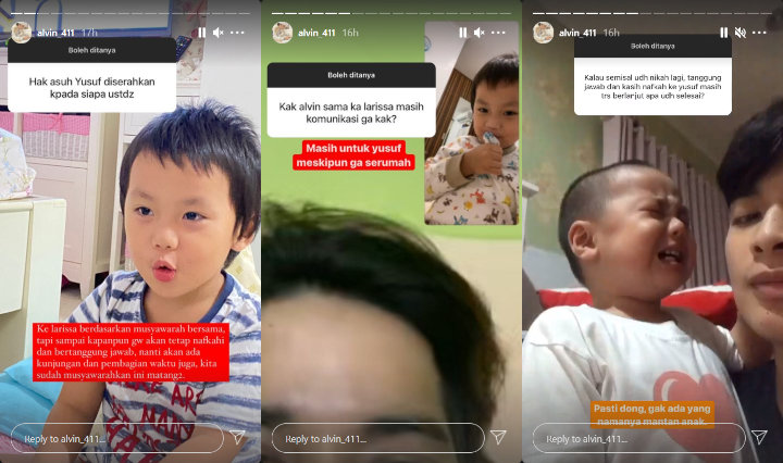 Proses Cerai, Alvin Faiz dan Larissa Chou Sepakati ini Soal Hak Asuh Anak