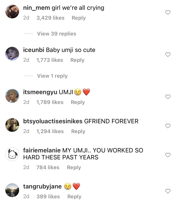 Postingan Umji Tepat di Hari Bubarnya G-Friend Undang Air Mata