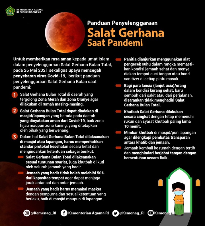 Gerhana Bulan Total \'Super Blood Moon\' Nanti Malam, Warga Surabaya Waspada Banjir Rob-1