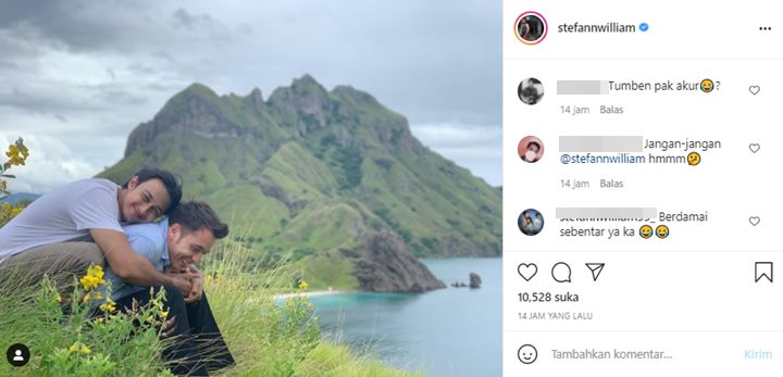Caesar Hito Ultah, Stefan William Pamer Foto \'Mesra\' Berdua Sambil Tandai Felicya Angelista