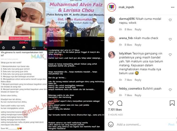 Terkuak Janji-janji Manis Alvin Faiz ke Calon Istri Sebelum Menikah, Netizen: Miris