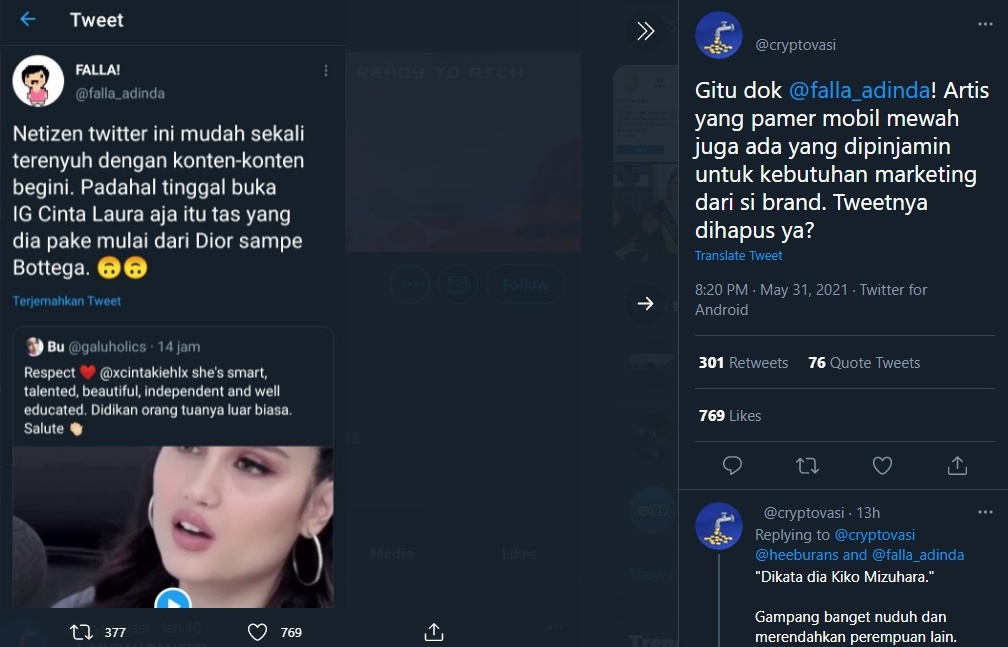 Cinta Laura Tanggapi Begini Usai Pengakuan Soal Prinsip Hemat Dicibir Cuma untuk Konten