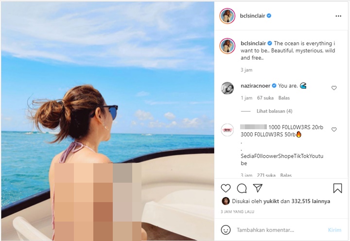 Artis Lain Dihujat, BCL Pamer Foto Seksi di Kapal Banjir Pujian