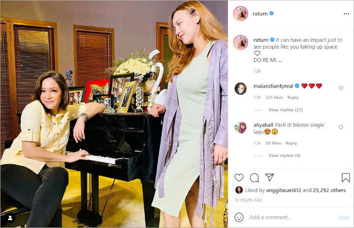 Maia Estianty Bakal Buatkan Lagu untuk Ratu Rizky Nabila?