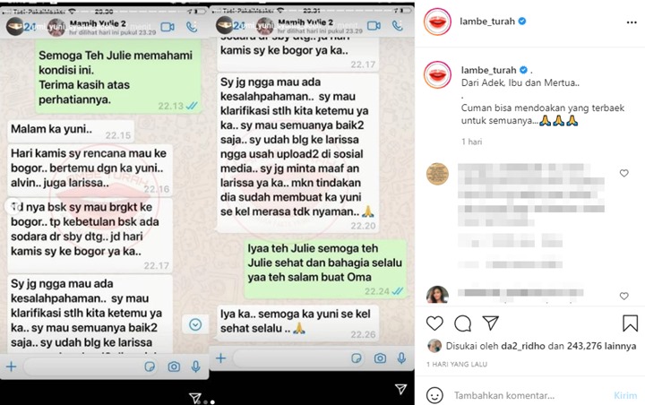 Larissa Chou Girang Dikunjungi Sang Ibunda, Bakal Temui Keluarga Alvin Faiz?