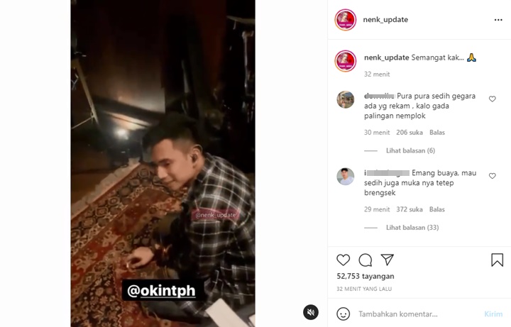 Usai Geger Foto Pangku Steffi Zamora, Niko Al Hakim Terciduk Sedih Dengar Lagu Ini Malah Dicurigai