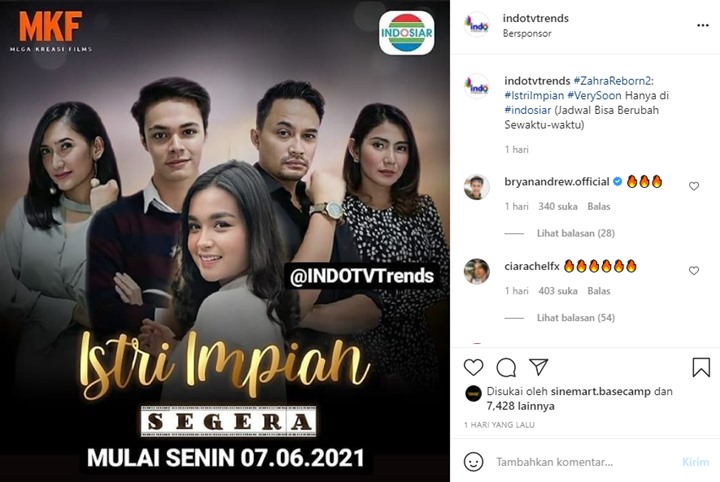 \'Suara Hati Istri: Zahra\' Dihentikan KPI, Indosiar Siasati Dengan Cara Ganti Judul Sinetron?