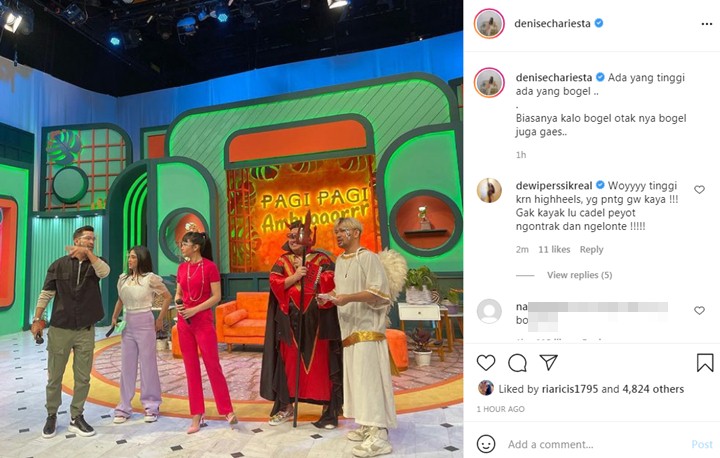 Denise Chariesta Ejek Dewi Persik Bogel