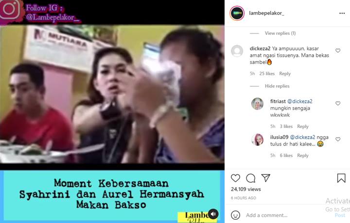 Video Lawas Syahrini Makan Bareng Aurel Hermansyah Mendadak Viral, Sikap Kocaknya Malah Digunjing
