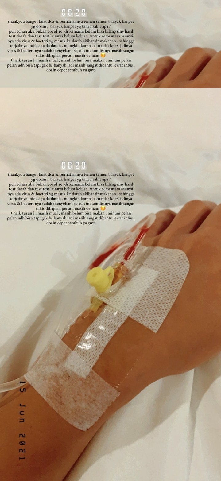 Bunga Zainal Bantah Tepapar Covid-19